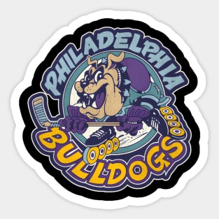 Philadelphia Bulldogs Roller Hockey Sticker